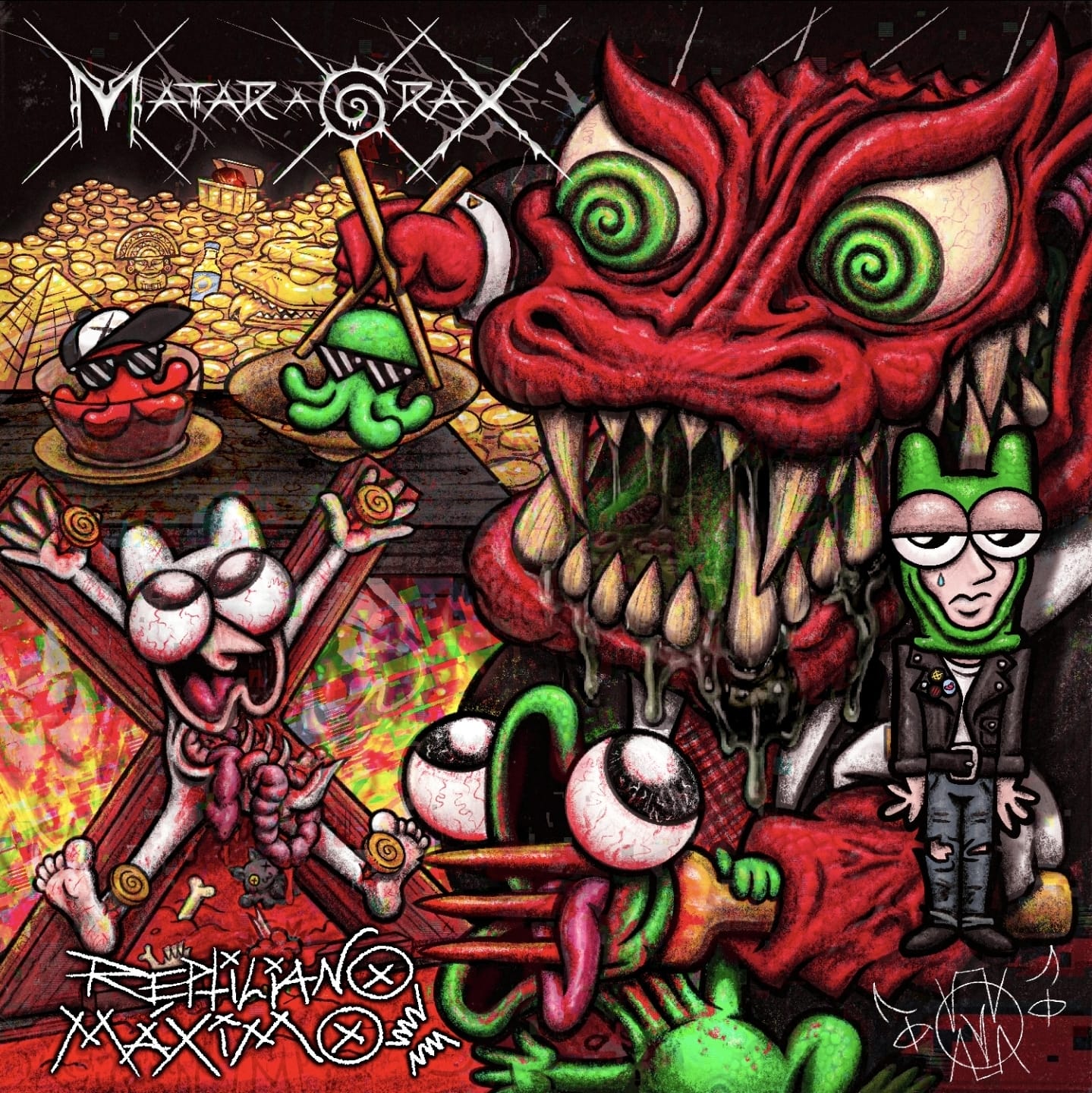 Matar a Grax - Reptiliano Máximo | EP cover art
